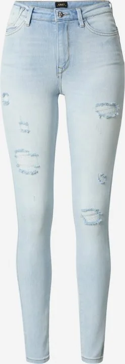 ONLY Jeans Skinny Jeans Forever Dames Lichtblauw