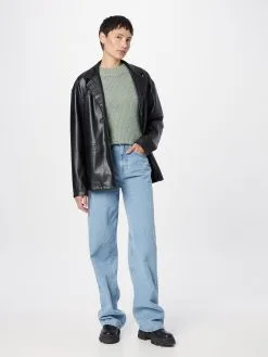 ONLY Fijngebreide Truien Trui JADE Dames Mintgroen -ONLY Elegant winkel e0a7f55819c6e1fa6d5017603571b5ca