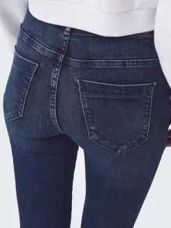 ONLY Jeans Skinny Jeans Forever Dames Donkerblauw -ONLY Elegant winkel e12210bba063a7b40ce105480df3e7b6
