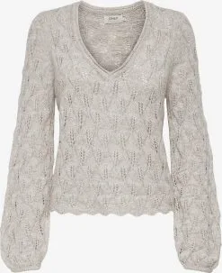 ONLY Fijngebreide Truien Trui ELIN Dames Grijs