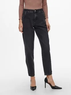 ONLY Straight Regular Jeans Troy Dames Zwart -ONLY Elegant winkel e1474068e7ed1884eb96e7c661186149