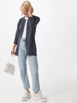 ONLY Vesten Gebreid Vest Dames Duifblauw -ONLY Elegant winkel e1f2dfcc4a94cffde650a75c67d205ce