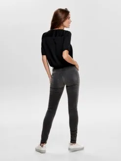 ONLY Jeans Skinny Jeans Royal Dames Grijs -ONLY Elegant winkel e22e1a92c14c6a5f25832edb8ca707ab