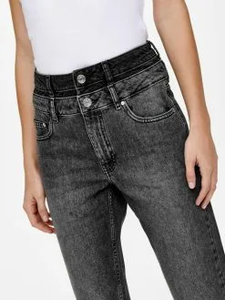 ONLY Straight Regular Jeans Fine Dames Grijs -ONLY Elegant winkel e3332d14811824a7496a27a2cd33298d