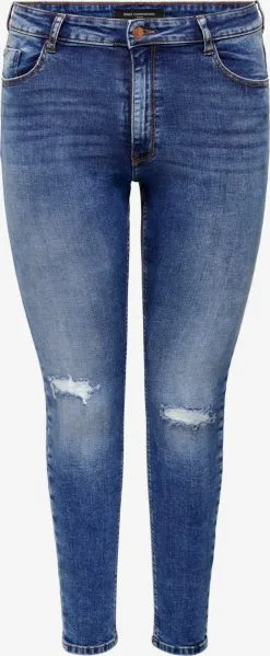 ONLY CARMAKOMA Jeans Skinny Jeans Laola Dames Blauw