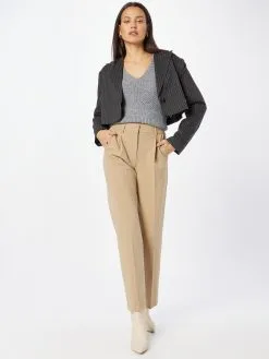 ONLY Fijngebreide Truien Trui ALLIE Dames Grijs Gemêleerd -ONLY Elegant winkel e3667f43e72e8e004d2193766fd8efb6