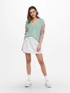 ONLY Vesten Gebreid Vest Nicci Dames Groen -ONLY Elegant winkel e3b2b6eeec37bf779d577563c1c6917f