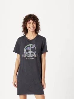 ONLY Jerseyjurken Jurk Non Violence Dames Zwart Gemêleerd -ONLY Elegant winkel e3de660e44cbad8f72142b271ff9134f