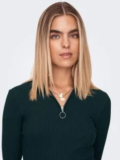 ONLY Mini Jurken Jurk Dames Donkergroen -ONLY Elegant winkel e41f1880b58ef7d766a67786c6a9ed28