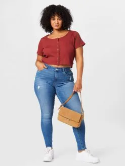 ONLY CARMAKOMA Jeans Skinny Jeans Sally Dames Blauw -ONLY Elegant winkel e4892cb4b3c13cc9c0ce6b69be18c97d