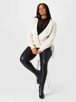 Fijngebreide Truien Trui MIA Dames Beige -ONLY Elegant winkel e4cfeecbb3eb2ade5fe9611c371372fa