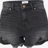 ONLY Denim Shorts Regular Jeans Pacy Dames Zwart