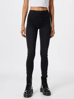 ONLY Jeans Skinny Jeans ROYAL Dames Zwart -ONLY Elegant winkel e638efda9f01f8b084262962e489f7be