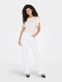 ONLY Wide Leg Wide Leg Jeans Juicy Dames Wit -ONLY Elegant winkel e651e3ac9f8d121a3f9f2eaed593ca22