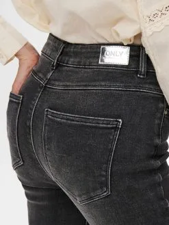 ONLY Jeans Bootcut Jeans Mila Dames Zwart -ONLY Elegant winkel e6975eb2ef724814da6025417d7e59c8