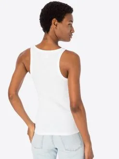 ONLY Tanktops Top LINDSAY Dames Karamel / Wit 12 ONLY Tanktops Top LINDSAY Dames Karamel / Wit -ONLY Elegant winkel e69b173ffaa6cbfbf59ce7ec8df16565