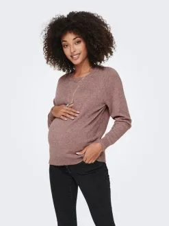 ONLY MATERNITY Fijngebreide Truien Trui Dames Sering -ONLY Elegant winkel e6a4a77de9b286419fdba306f271e972
