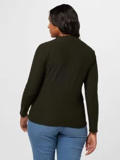 ONLY CARMAKOMA Longsleeves Shirt ALLY Dames Donkergroen 8 ONLY CARMAKOMA Longsleeves Shirt ALLY Dames Donkergroen -ONLY Elegant winkel e70312c6ff03ea4bd6933cc1c0e93ca9