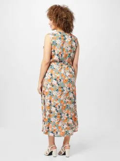 ONLY CARMAKOMA Midi Jurken Jurk Dames Pastelgroen -ONLY Elegant winkel e7591e628c9bcb7a29a0581385685e76