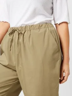 ONLY CARMAKOMA Pantalons Tapered Broek Dames Kaki -ONLY Elegant winkel e79c5de9f4273833754ae8de5373b7ce