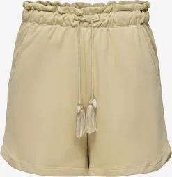 ONLY Shorts Regular Broek ZOEY Dames Donkerbeige