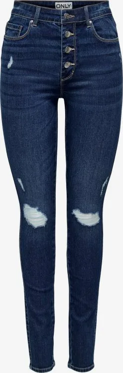 ONLY Jeans Skinny Jeans JOSIE Dames Blauw