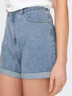 ONLY Denim Shorts Loosefit Jeans Vega Dames Blauw -ONLY Elegant winkel e86d7e3610a02dd7723a389938e7ebd8