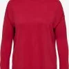ONLY CARMAKOMA Basic Truien Trui Dames Rood