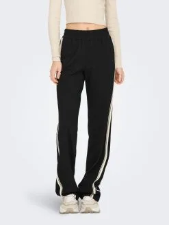 ONLY Sweatpants Wide Leg Broek POPTRASH-SUKI Dames Zwart -ONLY Elegant winkel e90f8c99cf5d582d46eb7b0b06d42c5f
