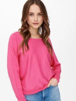 ONLY Basic Truien Trui MINDY Dames Pink -ONLY Elegant winkel e97a22056ff3856bbdfe3a3ea0d18dff