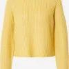 ONLY Fijngebreide Truien Trui Elisia Dames Geel