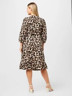 ONLY CARMAKOMA Midi Jurken Jurk LIVIA Dames Beige 8 ONLY CARMAKOMA Midi Jurken Jurk LIVIA Dames Beige -ONLY Elegant winkel ea881aee74ba794e419dc101a07a4234