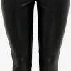 ONLY Leren Broeken Skinny Broek Jessie Dames Zwart
