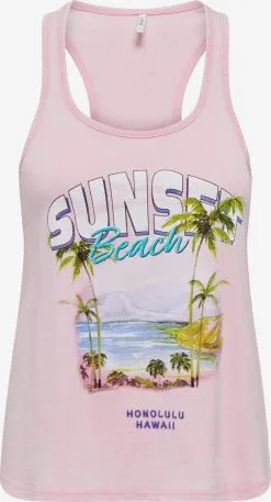 ONLY Tops Top Dames Lichtroze