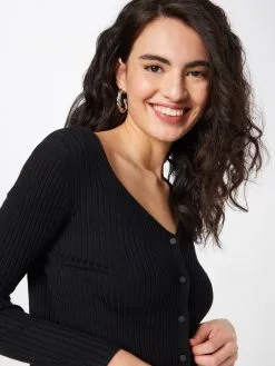 ONLY Vesten Gebreid Vest Aggi Dames Zwart -ONLY Elegant winkel eb9c83602efb1061faa40198a7c89291