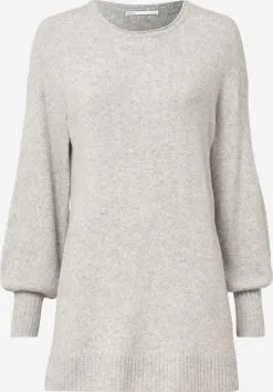 ONLY Fijngebreide Truien Trui RONJA Dames Lichtgrijs