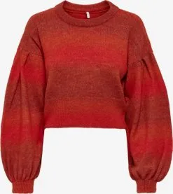 ONLY Fijngebreide Truien Trui RAIN Dames Oranje