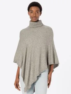 ONLY Ponchos & Kimonos Cape Dames Grijs -ONLY Elegant winkel ec093171dda8160aaae59bae1820a348