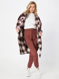 ONLY Cargobroeken Tapered Cargobroek Poptrash Dames Roestrood -ONLY Elegant winkel ec24376176ff8135b42b16e559f82d90