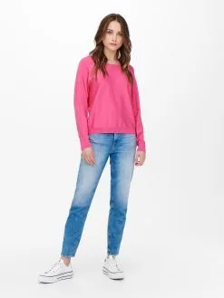 ONLY Basic Truien Trui MINDY Dames Pink -ONLY Elegant winkel ec67dbb0fef7546ab8e35adafb14eef4