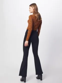 ONLY Pantalons Flared Broek Paige Dames Zwart -ONLY Elegant winkel ecec5a6194d3754699708b9399eaf35a