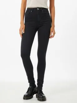 ONLY Jeans Skinny Jeans Royal Dames Zwart -ONLY Elegant winkel ed22392e3582134e29cae6833017c034