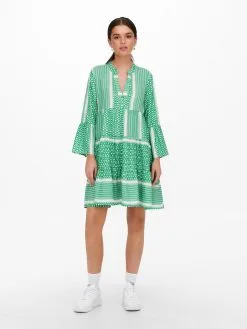 ONLY Blousejurken Blousejurk ELLA Dames Groen 10 ONLY Blousejurken Blousejurk ELLA Dames Groen -ONLY Elegant winkel ed8dc271846f7c8201c2d8cb6c2c666b