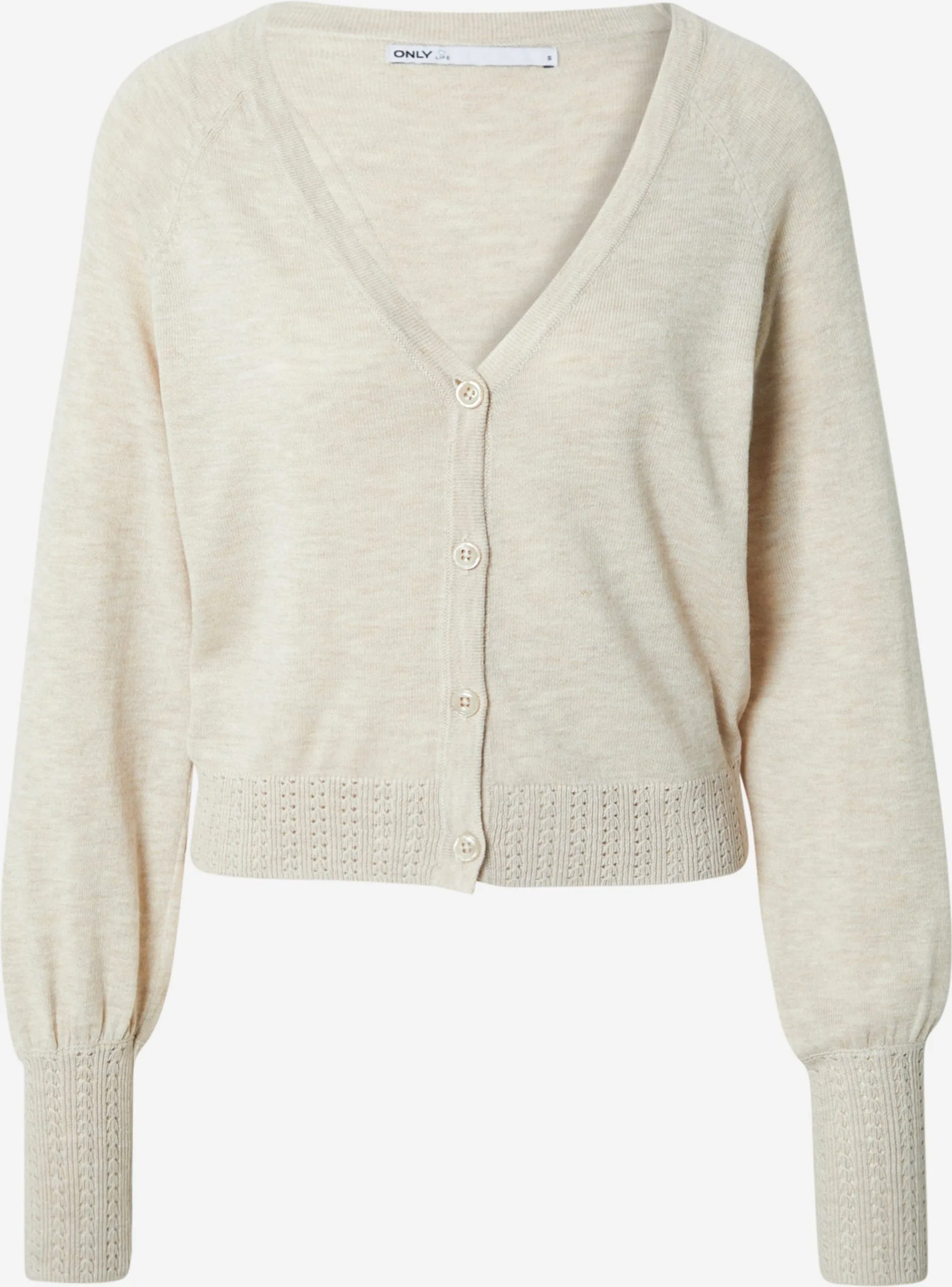 ONLY Vesten Gebreid Vest ANA Dames Beige 1 ONLY Vesten Gebreid Vest ANA Dames Beige