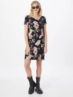 ONLY Jerseyjurken Jurk Bera Dames Zwart -ONLY Elegant winkel edca12dee8a1a71e53403f2ca9425cdf