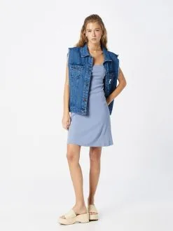 ONLY Jerseyjurken Jurk KIRA Dames Smoky Blue -ONLY Elegant winkel eddaf7a7c70c49f4155a8c482e8f80e3