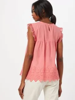 ONLY Blouse Tops Blouse ONLSABRYNA Dames Lichtroze -ONLY Elegant winkel ee26a4f2fd6469026f6940d85cc40ecc