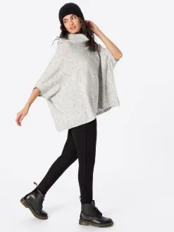 ONLY Ponchos & Kimonos Cape STAY Dames Lichtgrijs -ONLY Elegant winkel ee8c6cec0db3904afb2b2bf87dd57bed