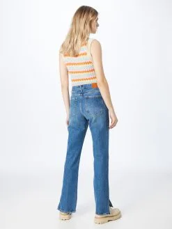 ONLY Straight Regular Jeans BILLIE Dames Blauw -ONLY Elegant winkel ef4630df41155ef628b7d8d22c48ef49