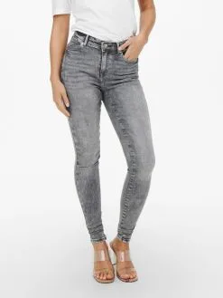 ONLY Jeans Skinny Jeans Power Dames Grijs -ONLY Elegant winkel f079a9204701fb939cae420e03a5d281